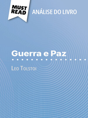 cover image of Guerra e Paz de Leo Tolstoi (Análise do livro)